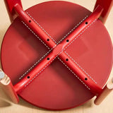 Nordic Open Arched Back Wooden Stackable Dining Chair Image - 12