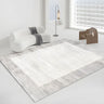Nordic Rectangle Watercolor Soft Fabric Blue Area Rug Image - 2
