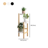 Nordic Round Multi-Level Metal Floor Plant Stand White #size
