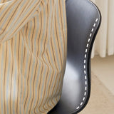 Nordic Simple Acrylic Armless Wooden Leg Dining Chair Image - 8