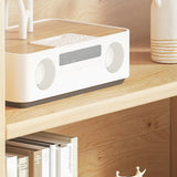 Nordic Simple Rectangular Wooden Storage Bookcase Image - 13