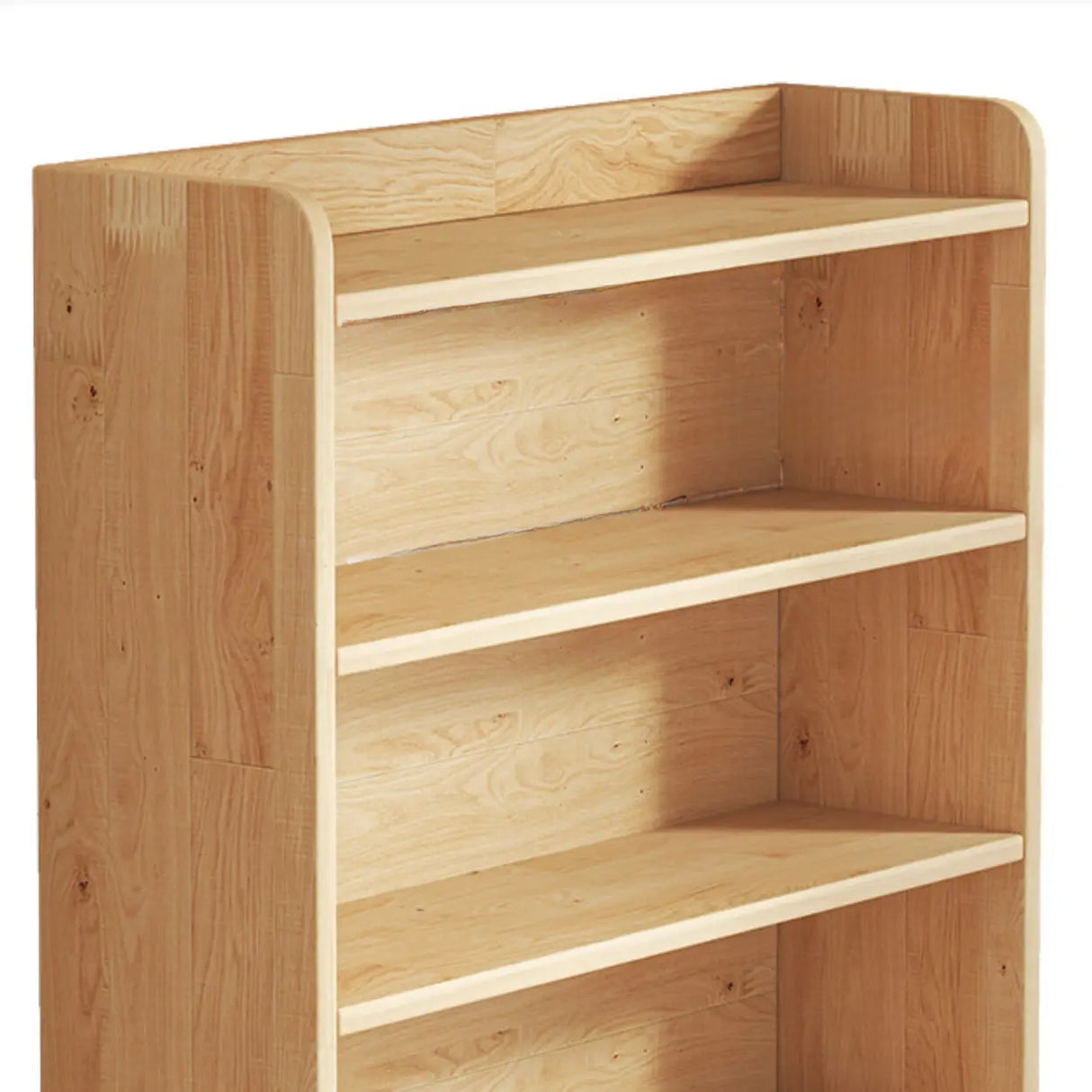Nordic Simple Rectangular Wooden Storage Bookcase Image - 15