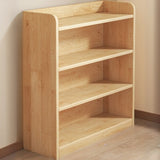 Nordic Simple Rectangular Wooden Storage Bookcase Image - 16