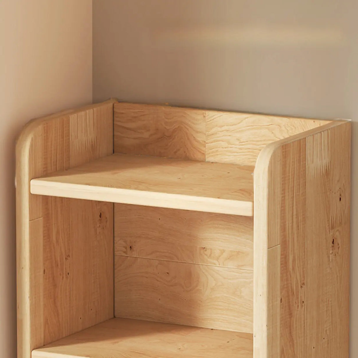 Nordic Simple Rectangular Wooden Storage Bookcase Image - 18