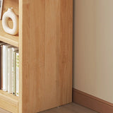 Nordic Simple Rectangular Wooden Storage Bookcase Image - 20