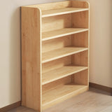 Nordic Simple Rectangular Wooden Storage Bookcase Image - 24