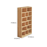 Nordic Simple Rectangular Wooden Storage Bookcase Image - 28