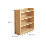 Nordic Simple Rectangular Wooden Storage Bookcase Image - 39