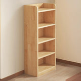 Nordic Simple Rectangular Wooden Storage Bookcase Image - 6