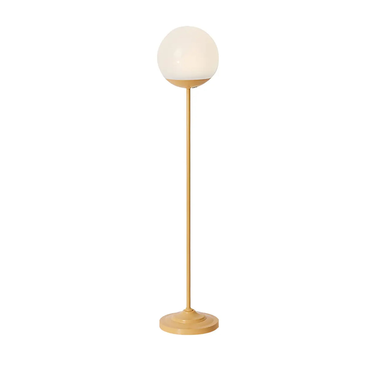 Nordic Sphere Aluminum Outdoor Floor Lamp 1 Light