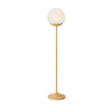 Nordic Sphere Aluminum Outdoor Floor Lamp 1 Light
