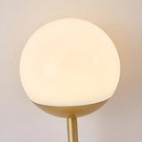 Nordic Sphere Aluminum Outdoor Floor Lamp 1 Light