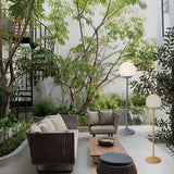 Nordic Sphere Aluminum Outdoor Floor Lamp 1 Light