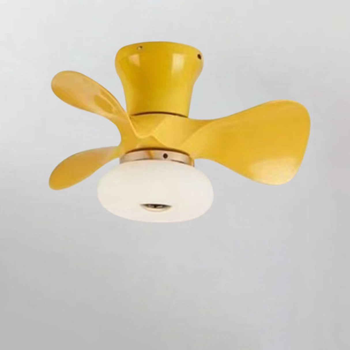 Nordic Style Mini 3 Blade Wood Ceiling Fan with Light Image - 11
