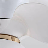 Nordic Style Mini 3 Blade Wood Ceiling Fan with Light Image - 15