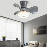 Nordic Style Mini 3 Blade Wood Ceiling Fan with Light Image - 5
