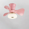 Nordic Style Mini 3 Blade Wood Ceiling Fan with Light Image - 7