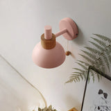 Nordic Style Wood Vanity Wall Light Fixture Image - 2
