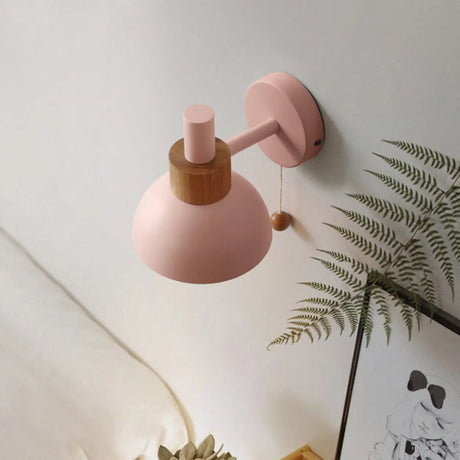 Nordic Style Wood Vanity Wall Light Fixture Image - 2