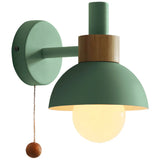 Nordic Style Wood Vanity Wall Light Fixture Image - 5