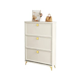 Nordic Tall Wood Hallway White Shoe Cabinet Storage Image - 18