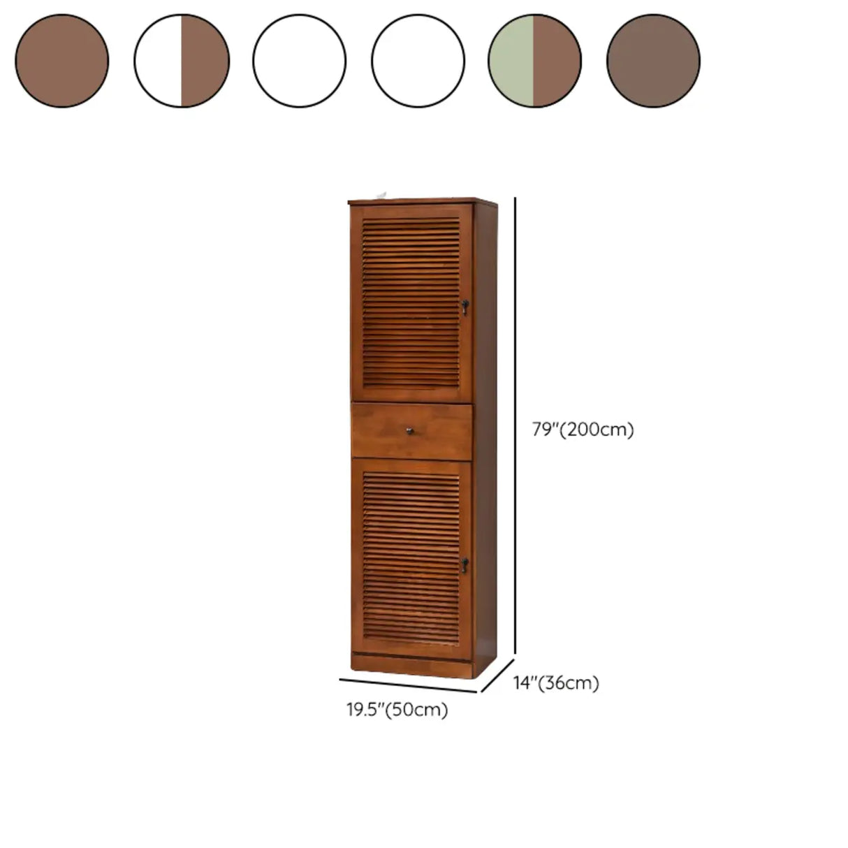 Nordic Vertical Wood Ivory Entryway Shoe Cabinet Storage Image - 56