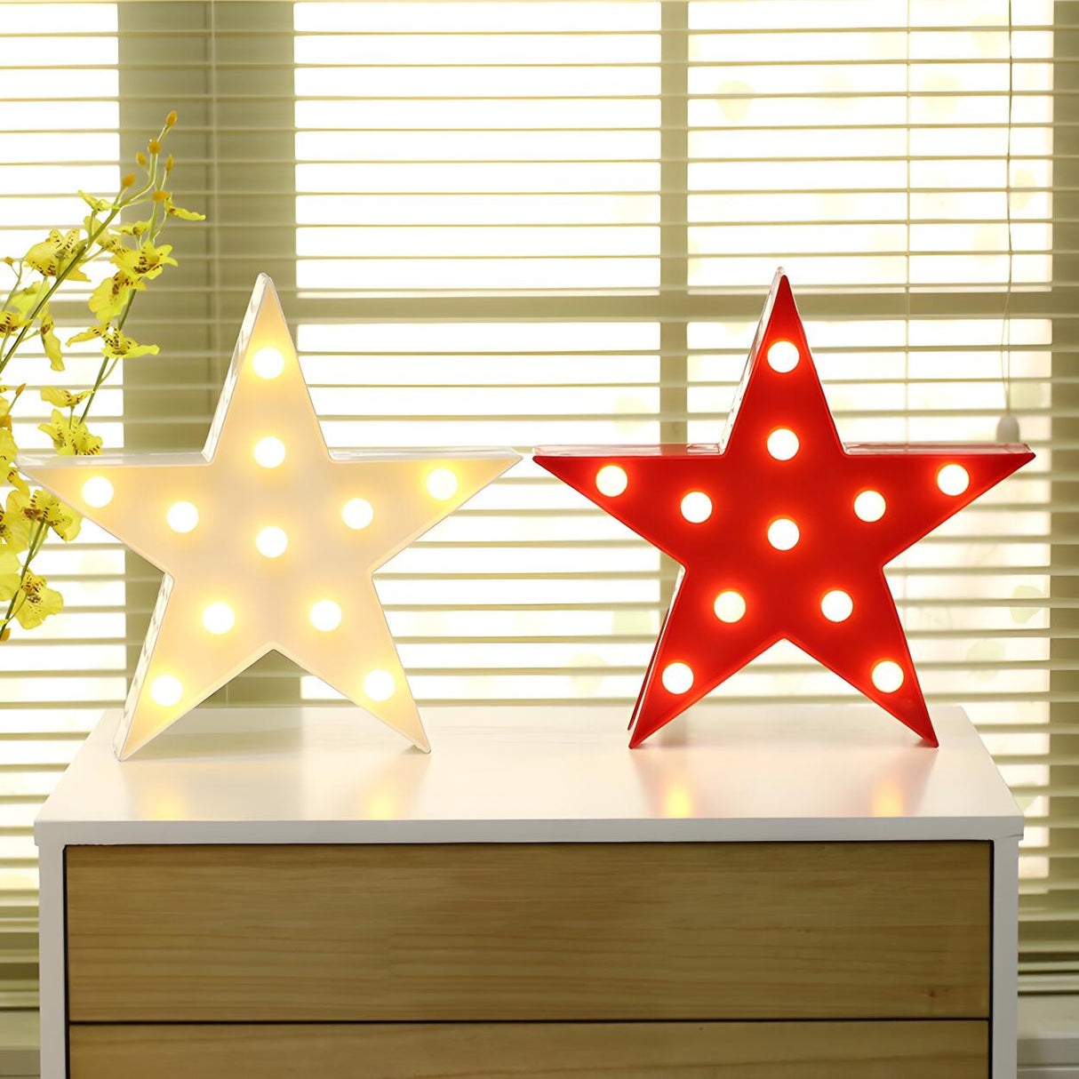 Novelty Plastic Green Cactus LED Battery Night Lamp Image - 5