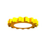 Nursery Colorful Gear-Shaped LED Flush Mount Light Image - 9