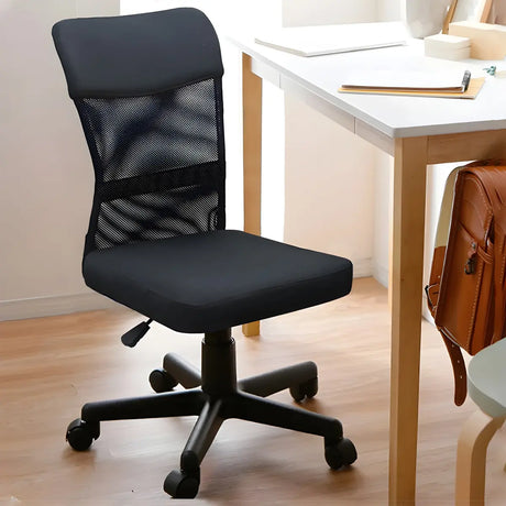 Nylon Base and Wheels Ergonomic Mesh Swivel Office Chair Image - 2