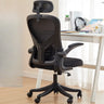 Nylon Ergonomic Mesh White Adjustable Compact Office Chair Image - 7