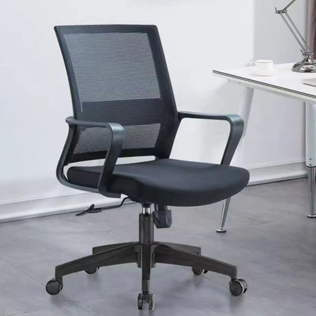 Nylon Frame Swivel Mesh Ergonomic Office Chair with Wheels Image - 1