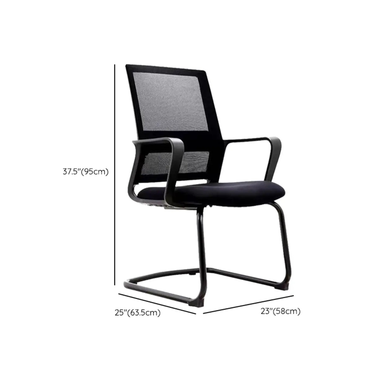 Nylon Frame Swivel Mesh Ergonomic Office Chair with Wheels Image - 13