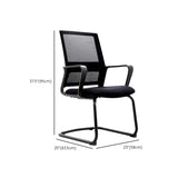 Nylon Frame Swivel Mesh Ergonomic Office Chair with Wheels Image - 13