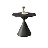 Oak Wood Orbicular Stone Nesting Small Coffee Table Image - 13