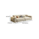 Off-White Anti Cat Scratch Fabric Tight Back Sofa Image - 7