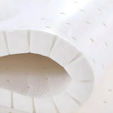 Off-White Linen Square Arm Tight Back Two-Seat Sofa Bed Image - 7