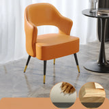 Off-White Scratch Resistant Sherpa Sloped Arms Chair Image - 9