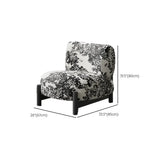 Off-White Sherpa Pillow Back Ash Wood Accent Chair Image - 14