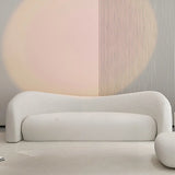 Off-White Sherpa Tight Back Concealed Support Sofa Image - 4