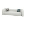 Off-White Sherpa Tight Back Concealed Support Sofa Image - 7