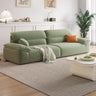Off-White Stain Resistant Anti Cat Scratch Leather Sofa Image - 14