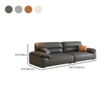 Off-White Stain Resistant Anti Cat Scratch Leather Sofa #size