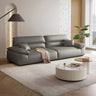 Off-White Stain Resistant Anti Cat Scratch Leather Sofa Image - 11