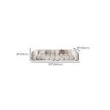 Off-White Stain Resistant Tech Cloth Biscuit Back Sofa Image - 22