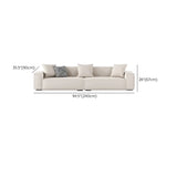 Off-White Tear Resistant Tech Cloth Tight Back Sofa Image - 14