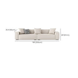 Off-White Tear Resistant Tech Cloth Tight Back Sofa Image - 17