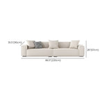 Off-White Tear Resistant Tech Cloth Tight Back Sofa Image - 18