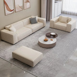 Off-White Tear Resistant Tech Cloth Tight Back Sofa Image - 3