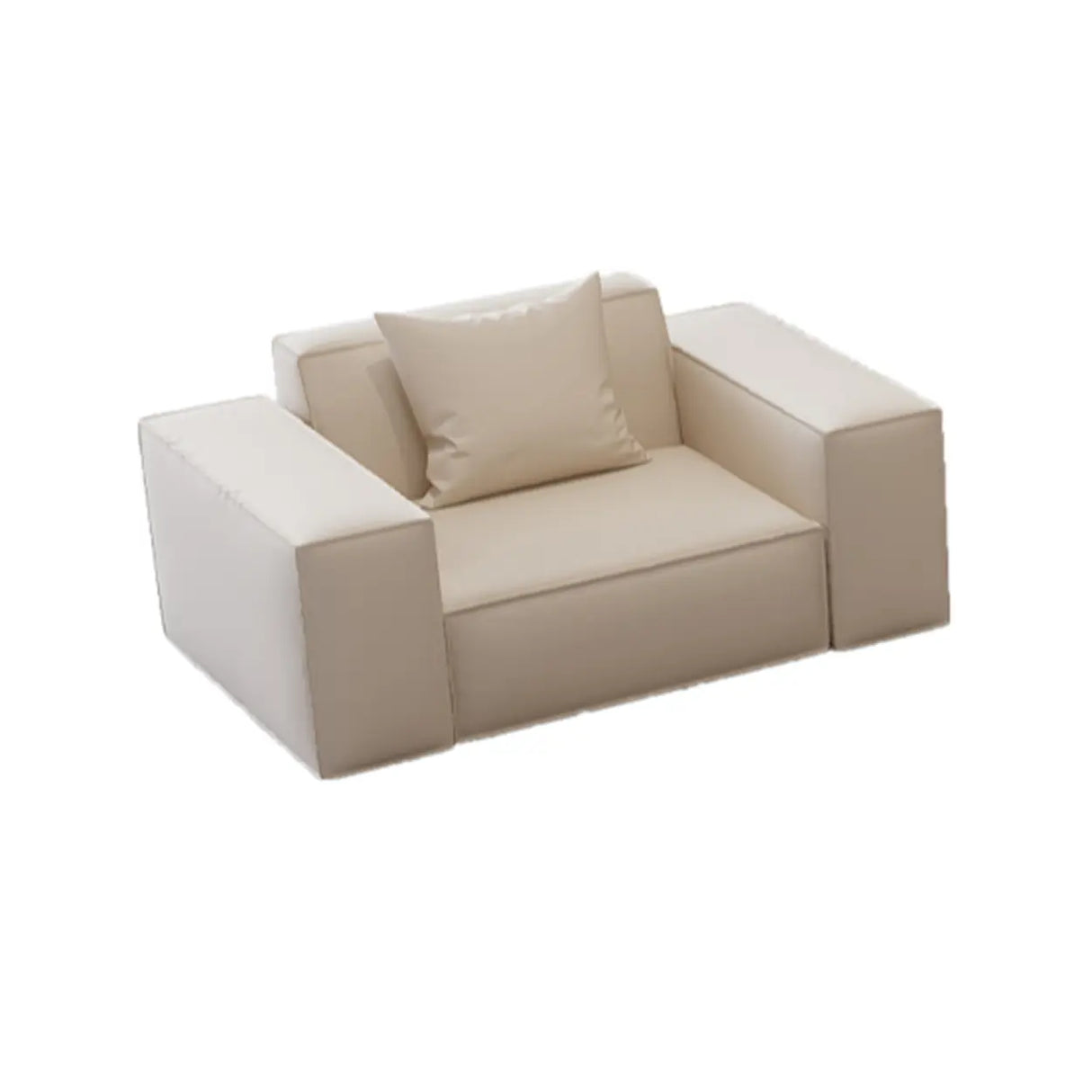 Off-White Tear Resistant Tech Cloth Tight Back Sofa Image - 6