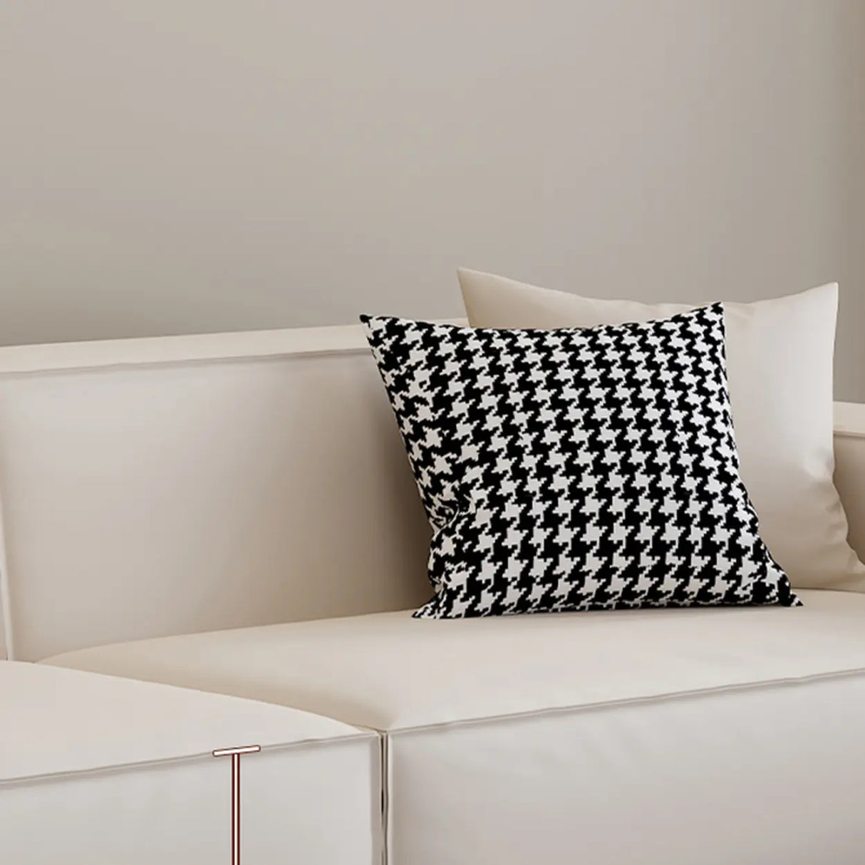 Off-White Tear Resistant Tech Cloth Tight Back Sofa Image - 8